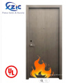 UL listed 90 minutes mdf veneer HPL door fire rated wooden fireproof door